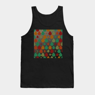 Unique Retro Pattern Tank Top